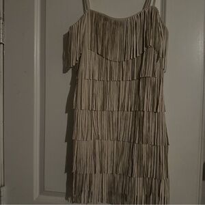 Blue Rain Fringe Dress